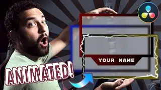 Animated Webcam Borders in Resolve!  Grid Snapping, Parenting, Instancing, Plugins, and More!