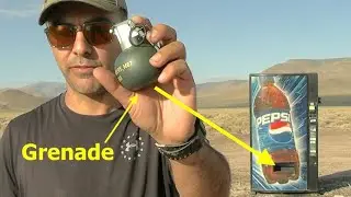 Tossing a Grenade in Vending Machine Dispensor