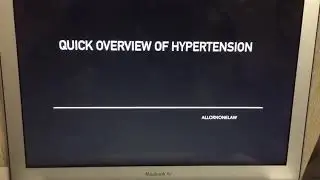 Quick review of hypertension