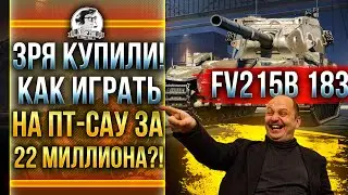 ЗРЯ КУПИЛИ! НЕРФ FV215b 183 - ПТ-САУ ЗА 22 МИЛЛИОНА! Как играть?