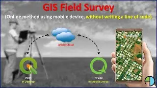 GIS field survey using QGIS and QField (online method)