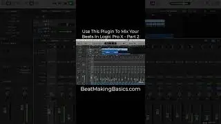 Use This Plugin To Mix Your Beats In Logic Pro X   Part 2 #beatmakingbasics #nxgermano #shorts #fyp