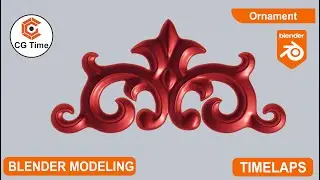 Blender 3.2 Ornament 3D Speed Modeling  | CG Time