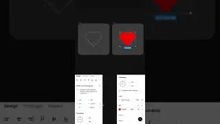 Figma Prototyping using smart animate. ❤️ #short