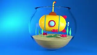 Cinema 4D aquarium