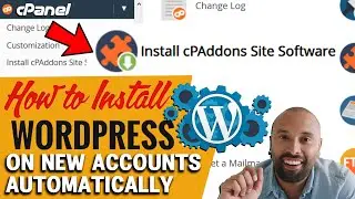 How To Automatically Install WordPress On New Accounts?