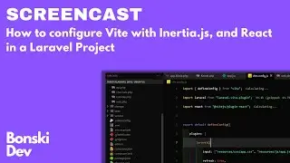 How to configure Vite with Inertia.js, and React in a Laravel Project