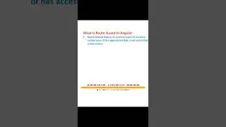 Authentication and Authorization using Angular Route Guard #shorts #short  @CodingKnowledge