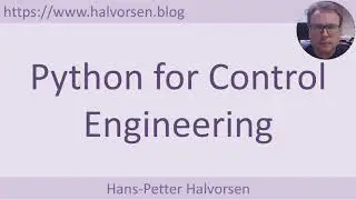 Python for Control Engineering