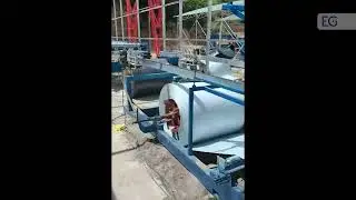 Полуавтоматическая линия для производства сэндвич панелей