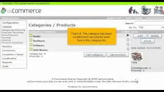 Tutorial: How to add product categories to your store in osCommerce | LayerOnline Web Hosting