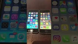 iPhone 5s on iOS 7 vs iOS 10 