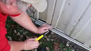 Fastening Bottom Rail of Mobile Home Skirting