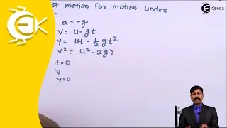 Equation Of Motion Under Gravity - Motion - Applied Physics - MSBTE | Ekeeda.com