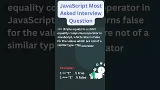 JavaScript Most Asked Interview Question.| #shorts #ytshorts #viral