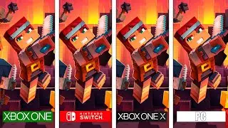 Minecraft Dungeons | Switch - ONE - ONEX - PC | Graphics & FPS Comparison