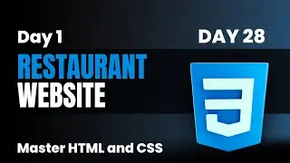 Create Restaurant Website Project Using Html and Css 