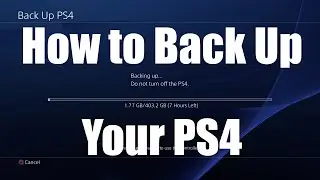 How to Back Up and Restore Your PS4