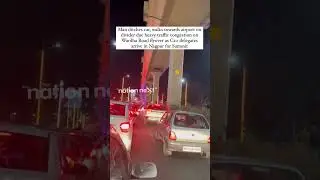Man ditches car walks towards airport on divider as C20 delegates arrive in Nagpur | G20 Nagpur