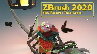 ZBrush 2020 New Features - Patchy Time Lapse Annotated