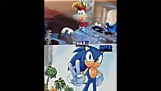 (OUTDATED) Comp. Rayman VS Archie Sonic | #vsedit #short #fyp #sonic #rayman #archiecomics