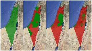 كيف تحولت فلسطين على الخرائط لإسرائيل في ظرف 7 عقود فقط؟