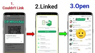 Gb WhatsApp Could not link device try again later | Gb Whatsapp Login Problem | couldn't link gb