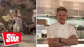 Gordon Ramsay lookalike baffles holidaymakers with his dancing