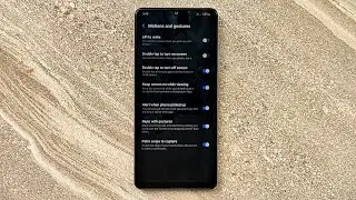 How to Enable / Disable double tap to turn on screen in Samsung Galaxy A42 5G