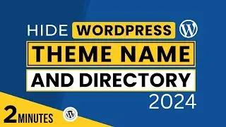 How To Hide WordPress Theme Name And Directory From The Source Code 2024 | Hide WordPress Theme Name