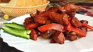 Быстрое приготовление мяса - 15 минут и готово! Мясо по-тайски из свинины.Очень советую попробовать!