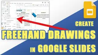 [HOW TO] Create FREEHAND DRAWINGS in Google SLIDES (Scribble Tool)