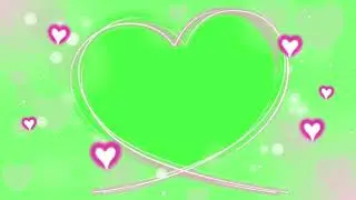 Green Screen Heart Frame 1 | Free Download