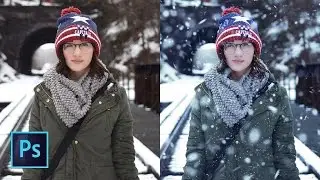 How to Create Snowfall in Photoshop [Tutorial PSD + Custom Snow Brush Included ]