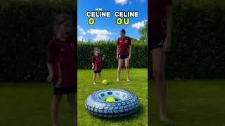 GAME OF O.U.T. vs MINI CELINE 🙈⚽️