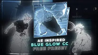 Ae inspired Blue Manga Cc Alight Motion - Preset! ( xml , alight link , qr code )