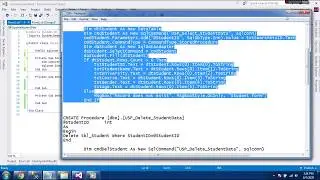VB.NET and SQL Server - How to delete a record from table in SQL Server using Vb.net.