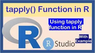 Use of tapply() Function in R | R Programming for Beginners