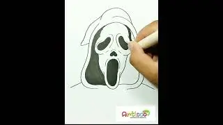 DRAWING  SCREAM MASK