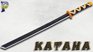 DIY-🗡️How to make paper KATANA with your own hands. Do-it-yourself paper weapon. Paper weapons.