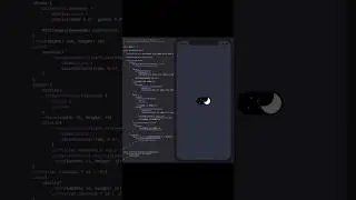 #swiftui custom darkmode toggle button. Day/Night toggle.