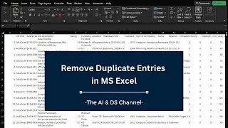 Easy tutorial to remove duplicates in Excel | Video - 3