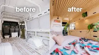 Converting a Van With No Experience - Start to Finish Timelapse