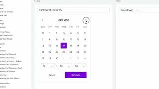 WIP: Mod CSS Framework | Date Time Picker