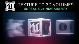 Unreal Engine 5 - 3D Volumes From Textures Niagara Tutorial