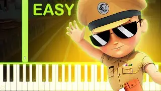 LITTLE SINGHAM GAME THEME - EASY Piano Tutorial