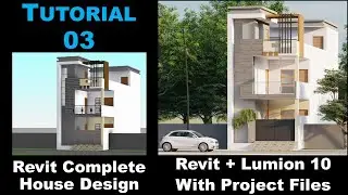 Revit Complete House Design | Tutorial 03 | with Lumion Rendering