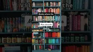 Books where the villain is the main character