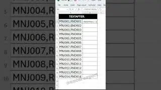 TEXTAFTER formula in Excel #microsofttips #excelformulas #tips #tricks #tutorials #excelexpert