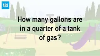 How many gallons are in a quarter of a tank of gas